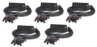 ProX XLR snake cable connectors