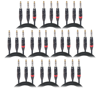 ProX XC-SYS05 studio TRS splitter 10-pack