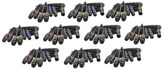 Stage DMX splitter cables