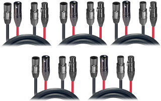 ProX PowerKON DMX cable front