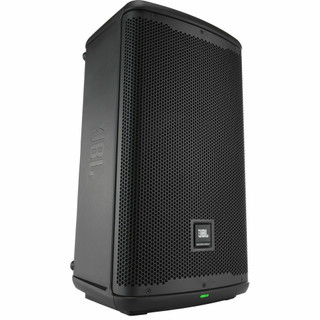 JBL EON710 PA Speaker Mint Bluetooth side angle view