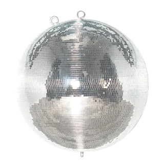 ADJ EM30 silver mirrored disco ball.