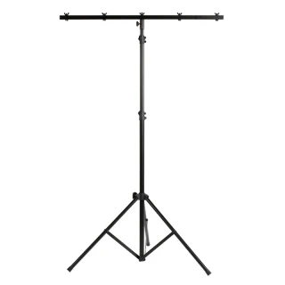 Black ADJ LTS6 AS light stand.