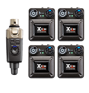 Xvive U4R4 Wireless IEM system view