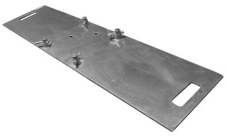 ProX XT-BP1248A 12" X 48" Aluminum Base Plate w/ Conical Connectors Live DJ Gear