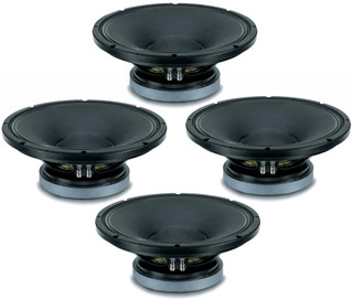 4x Eighteen Sound 15MB1000 15" Woofer High Output 850W AES Speaker 8-Ohms