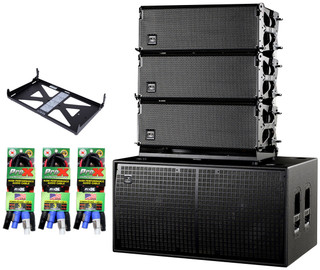 3x DAS Event-208A Dual 8" Powered Line Array + Event 218A Subwoofer + AXS-Event 208 + 3x XC-PWC14-XLR03