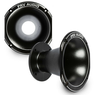 2x PRV Audio WG14-50CR 2" Waveguide Horn for 2" Pro Driver Bolt-On Type WG1450CR