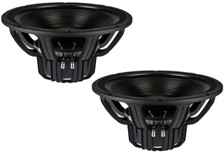 2x FaitalPRO 18XL1600 18" Woofer Neodymium Professional Subwoofer 8-Ohm 1600 Watts