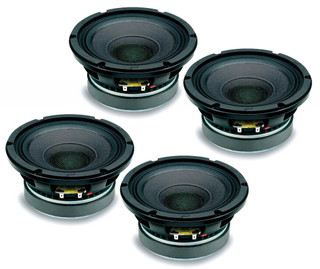 4x 18-Sound 8M400 8" speaker unit