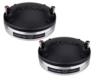 2x PRV Audio D4400TI-ND 2" NEODYMIUM Pro Audio COMPRESSION DRIVER 400W Bolt-on.