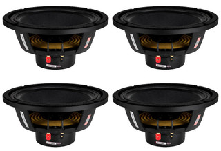 B&C 10MBX64 Midbass Woofer Bundle four pack