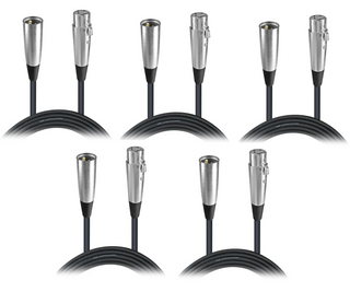 ProX XCP-XLR10 10Ft XLR Microphone bundle Cable