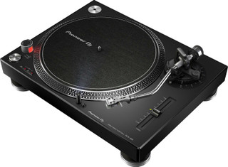 Pioneer PLX500K vinyl deck angle view