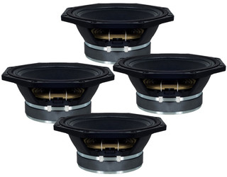 Four B&C 8PS21 WP 8" speakers.