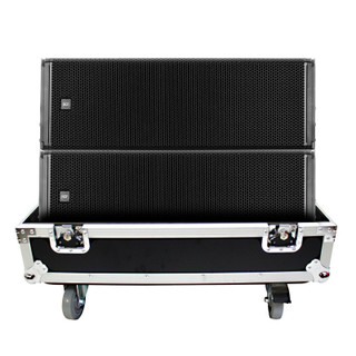 ProX X-RCF-HDL20ALAX2W Case for 2x RCF HDL 20-A Line Array Speakers With Wheels