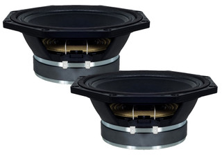 2x B&C 8PS21 WP 8" Replacement Woofer Speaker 400Watt 8-Ohm 2" Copper Voice coil