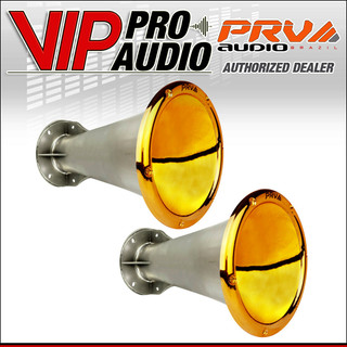 2x PRV Audio WGP22-50 Gold 2Throat Diameter 60x60 Waveguide 4Bolt Light weight