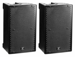 (2) Yorkville PS10P Parasource 10" / 1" 1600W PA Speaker Integrated 2-CH Mixer.