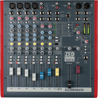 Allen & Heath ZED60-10FX Live Sound Professional 6-Channel Mixer w/ Effects