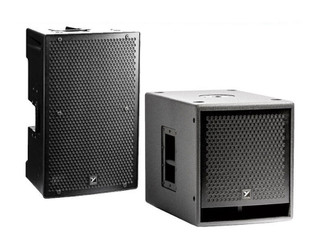 Yorkville powered speaker sub set