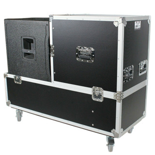 roX X-EVO1250X2W ATA Flight Case for 2x RCF EVOX12 or EV Evolve 50 Compact Arrays Fits Two Speakers and Subwoofers