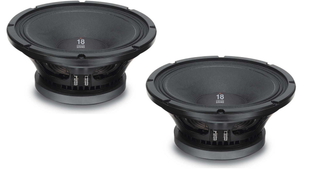 2x 18 Sound 12MB700 High Output Mid-Bass Ferrit Transducer AES Power 450W 8-Ohm.
