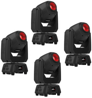 4x CHAUVET Intimidator Spot 260 DJ/Club LED Moving-Head Light Fixture w/ Bracket