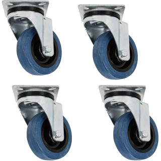 RCF AC-4CASTER-SET-LOCK (4-Pack) 4" Locking Casters for Subwoofer/Sub Speaker