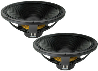 Pair B&C 18NW100-8 18inch Neodymium Subwoofer Speaker