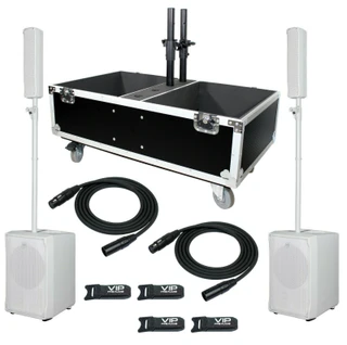 RCF JMix8 W system case and accessories