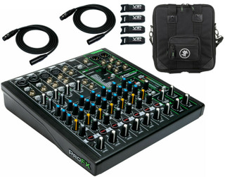 Mackie ProFX10v3 10-Channel Sound Mixer With Effects & USB + ProFX10v3 Carry Bag