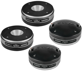 4x PRV D2200Ph 2" EXIT Pro Car Audio Phenolic Compression Driver 200W 500-9000Hz