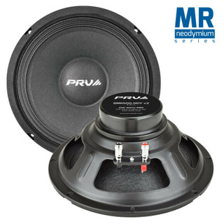 2x PRV 8MR500-NDY V2 8" NEODYMIUM Mid-Range Woofer 8-Ohm 500W Car Audio Speaker