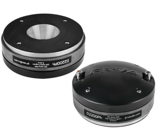 2x PRV D2200Ph 2" EXIT Pro Car Audio Phenolic Compression Driver 200W 500-9000Hz