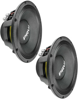 2x PRV Audio 10MR2000-NDY 10" Neodymium Mid-Range Speaker 2000 Watts 8-Ohm 99 dB