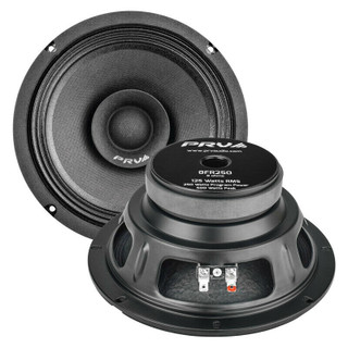 2x PRV Audio 8FR250 8" Full-Range Loudspeaker 250W Frequency 10dB 50-18,000HZ