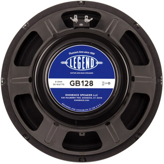 Eminence LEGEND GB128 12" Guitar Midrange Speaker 8-Ohms 50W RMS