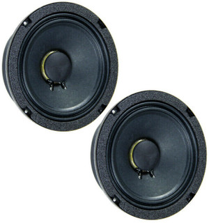 2x Eminence ALPHA-6CBMRA Pro Audio 6" Sealed Back MidRange 200W Car Speaker 8Ohm