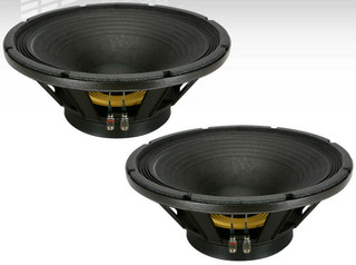 2x Eminence KAPPA PRO-15A 15" 1000 Watts Pro Audio Mid-Bass 8-Ohm Guitar Speaker