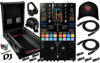 Pioneer DJM-S11 2-Channel Battle Mode DJ Mixer + Case + HDJ-X5-K & Accessories.