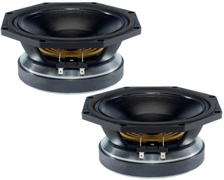 2x B&C 8FW51 8" Mid-Range / Mid-Bass Speaker 400W 8-Ohm PA Woofer 97dB 70-5000Hz