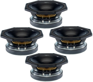 4x B&C 8FW51 8-inch mid-bass speakers.