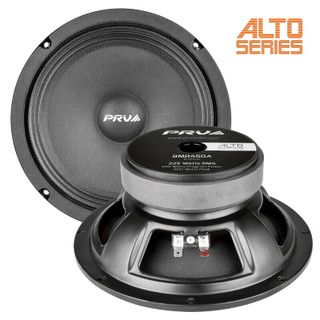 2x PRV Audio 8MR450A 8" Mid-Range Loudspeaker Replacement Speaker Woofer 450W