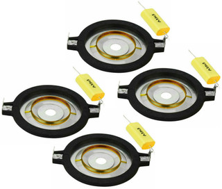 4x PRV RPTW500My-Nd Original Replacement Diaphragm For TW500My-Nd Bullet Tweeter