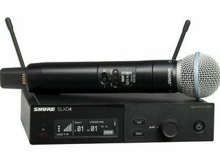 Shure SLXD24/B58 H55 Wireless System w Beta 58A Handheld Transmitter 514-558MHz