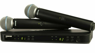 Shure BLX288/B58 H9 Wireless Handheld Microphone w Beta 58A Capsules (H9 512-542 MHz)
