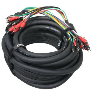 ProX XC-MEDOOZA75 75ft 10 Channel RCA 3 Power Cable Car Audio Medooza Cable