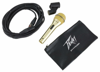 Peavey PVi 2G XLR Gold Cardioid Unidirectional Dynamic Vocal Microphone