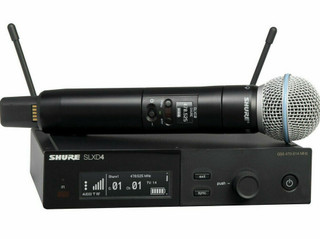 Shure SLXD24/B58 G58 Wireless System Beta58A Handheld Transmitter (G58: 470-514MHz)